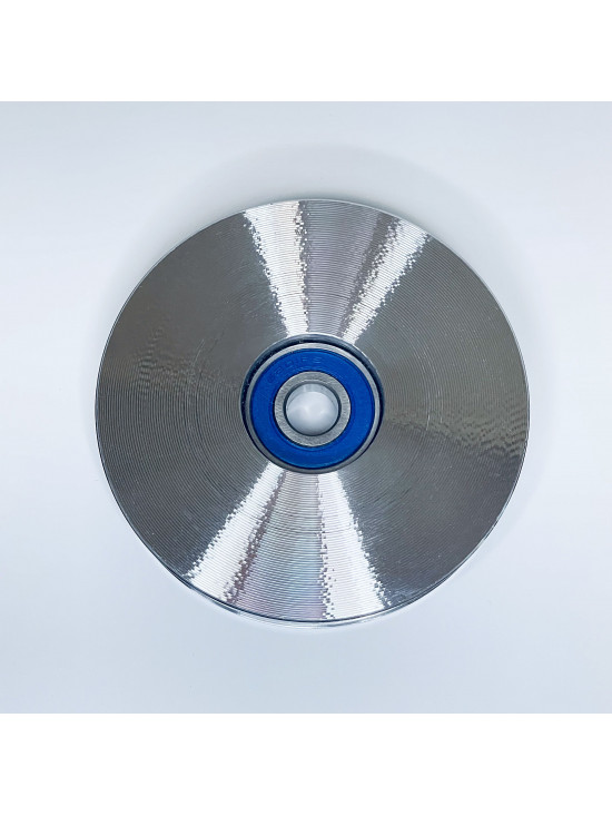 Ролик-шкив с подшипником диаметр 100х12 мм с канавкой 15 мм монтажный, ROL100 металлический