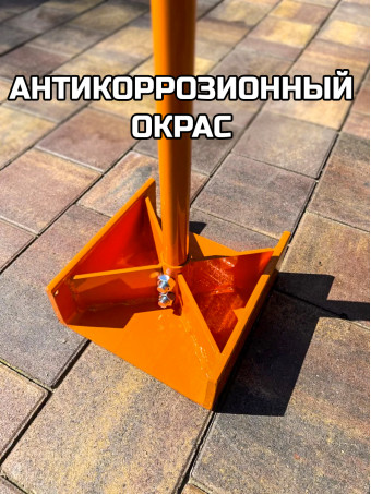 Трамбовка ручная 200х200 разборная для уплотнения грунта, песка, щебня, асфальта. ТМ-20